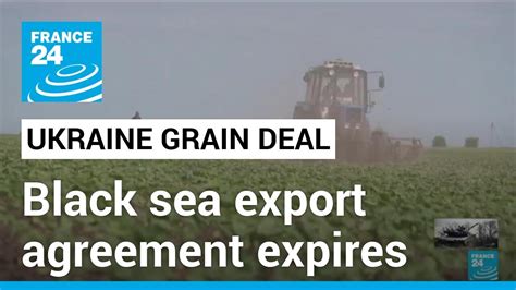 Black Sea grain deal to expire Monday if Russia quits